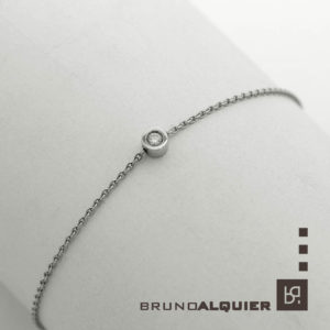 Bruno Alquier - Bracelet FIRST en or blanc et diamant